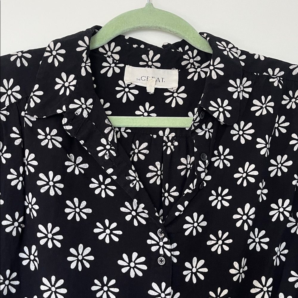 The GREAT. Floral Cotton Top - Picture 2 of 11